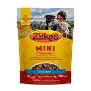 Angle View: Zuke's Mini Naturals Training Treats Beef 16 oz.