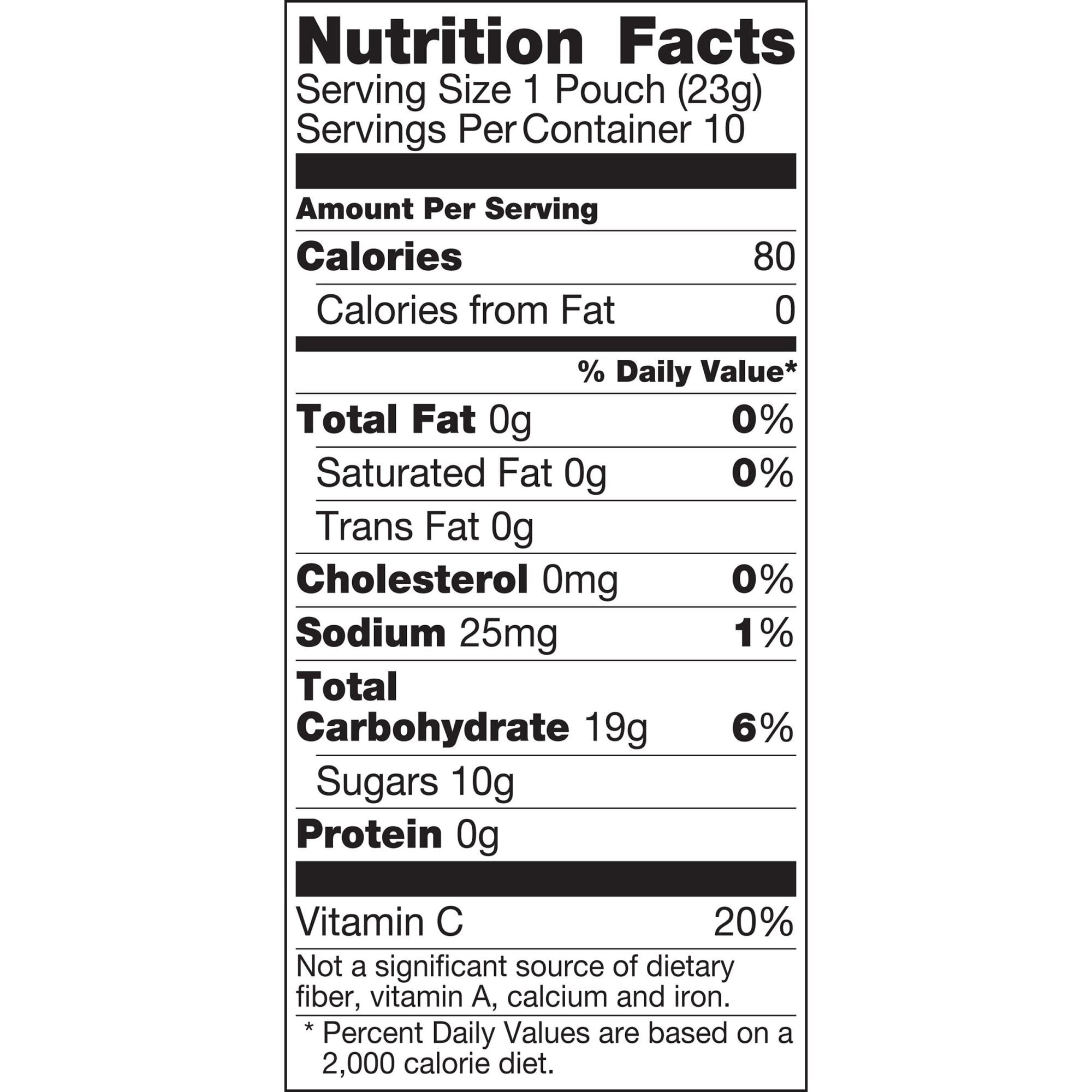 Betty Crocker Fruit Flavored Snacks Treat Pouches (Pack of 5)