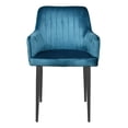 thumbnail image 2 of Set 2 Sillas Sillones Comedor Tapizado Terciopelo Modernos, 2 of 5