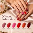 thumbnail image 6 of Water Nail Polish Pen Set, 6 Colors Air Dry Nail Art Pens, No UV Lamp Needed, Quick-Drying & Vibrant Color Payoff, Nail Art Studio for Teens, Perfect for Gifting, 30ml+8ml Remover, Style K, 6 of 8