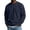 Dark Blue # Mens Shirts, variant on Waffle Sweatshirts for Men Long Sleeve Fleece Pullover Outdoor Casual Shirts Winter Plain Mens Tops Trendy
