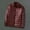 Wine, variant on Men's Full Zip Puffer Winter Down Jacket - Lightweight Windbreaker Quilted Insulated Puffy Coats