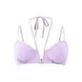 thumbnail image 5 of No Boundaries Lavender V-Wire Bikini Top, Women’s, 5 of 5