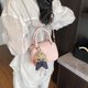 thumbnail image 4 of Bolso de mano con diseño de lichi, moderno y sencillo, estilo nuevo 2025, versátil, tipo bandolera, elegante., 4 of 5