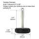 thumbnail image 5 of Uxcell M8x50x40mm Patas de deslizamiento ajustables para muebles, niveladores, protector de suelo para patas de mesa 10pcs, 5 of 5