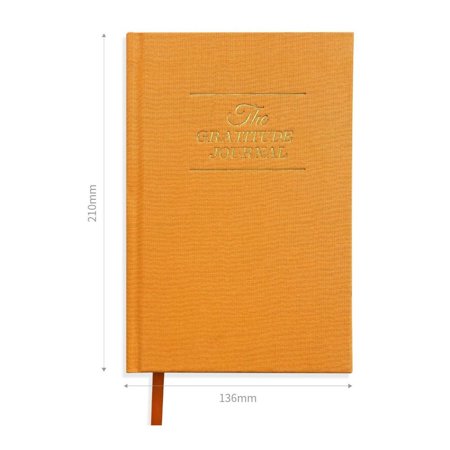 Reflect Self-discipline Study Punching Schedule Write Thanksgiving Diary Gratitude Journal Five Minute Diary Notebook YELLOW