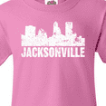 thumbnail image 4 of Inktastic Jacksonville Skyline Grunge Youth T-Shirt, 4 of 5