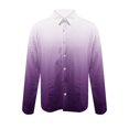 thumbnail image 4 of Njagoc3 Mens Long Sleeve Shirt, Classic Collar, Ombre Print, Comfortable and Skin-Friendly, Casual Fashion, Great for Daily Wear and Outdoor Activities, 4 of 6