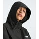 thumbnail image 4 of Chaqueta tipo parka THE NORTH FACE Antora impermeable para mujer, color negro, talla XS, 4 of 5