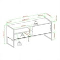 thumbnail image 2 of Console Multimédia en Bois BRAXTON W48 - Noyer Foncé, 2 of 6
