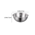 thumbnail image 3 of Stainless Steel Mixing Bowl, Heavy Duty Food Storage Bowl for Kitchen, Fridge, Reusable and Easy to Clean, Non-Slip Base, Essential Kitchen Tool for Mixing & Serving, 3 of 6