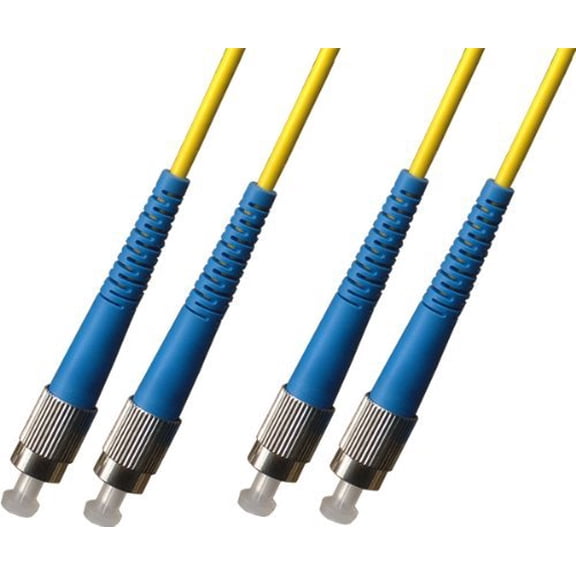 15M Singlemode Duplex Fiber Optic Cable (9/125) - FC to FC