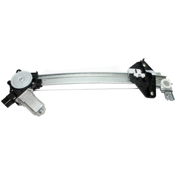 Window Regulator Compatible For 2006-2011 Honda Civic Rear, Right Passenger Sedan Power With Motor