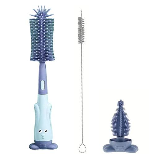 Boon Green Cacti Baby Bottle Cleaner Brush Set (Pack of 4