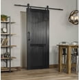 thumbnail image 2 of LTL Home Products MLB3684BHKD Millbrooke Ready to Assemble PVC Barn Door Kit, 36" x 84", Black, 2 of 5