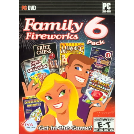 - Family Fireworks: 6 Pack for Windows PC- XSDP -00512 - Have a blast with the Family Fireworks 6 Pack! Set off an explosion of fun with this awesome collection of six games sure to be fun for the