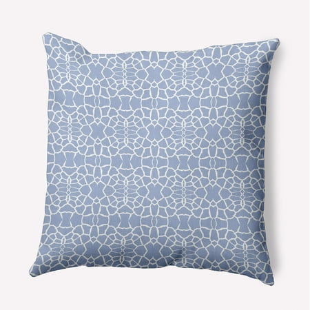 Simply Daisy 18" x 18" Tiny Giraffe Pattern Indoor/Outdoor Throw Pillow, Peri (1 count)