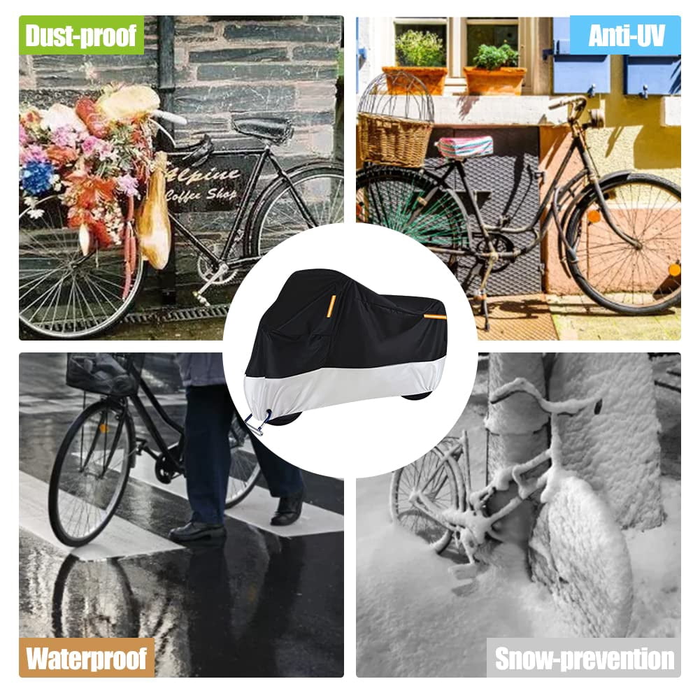 Premium Adult Tricycle Cover, Fit All 3-Wheel Bike or Motorcycles Outdoor and Indoor Storage