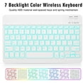 thumbnail image 6 of iPad Pro 2022 11-inch(4th Gen),Air 5th/4th Gen Keyboard case 10.9''(2022/2020), 11 Pro 1st/2nd/3rd Gen (2018/2020/2021) Compatible, Backlit Detachable Keyboard, Smart Folio (Green), 6 of 12