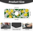 thumbnail image 2 of Xecao Lemon Seamless Pattern Oil Painting Effect for Kitchen Sink Splash Guard Faucet Mat , Faucet Guard & Draining mat, (15" X 5.5" ), 2 of 7
