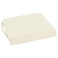 thumbnail image 2 of Blazing Needles Indoor 16" x 16" Twill Chair Cushion, Natural, 2 of 3