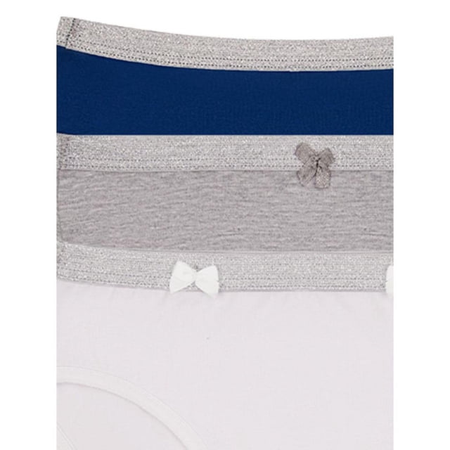 Paquete de 3 panties Ilusión 23989, azul 06, 93% Algodón, 7% Elastano