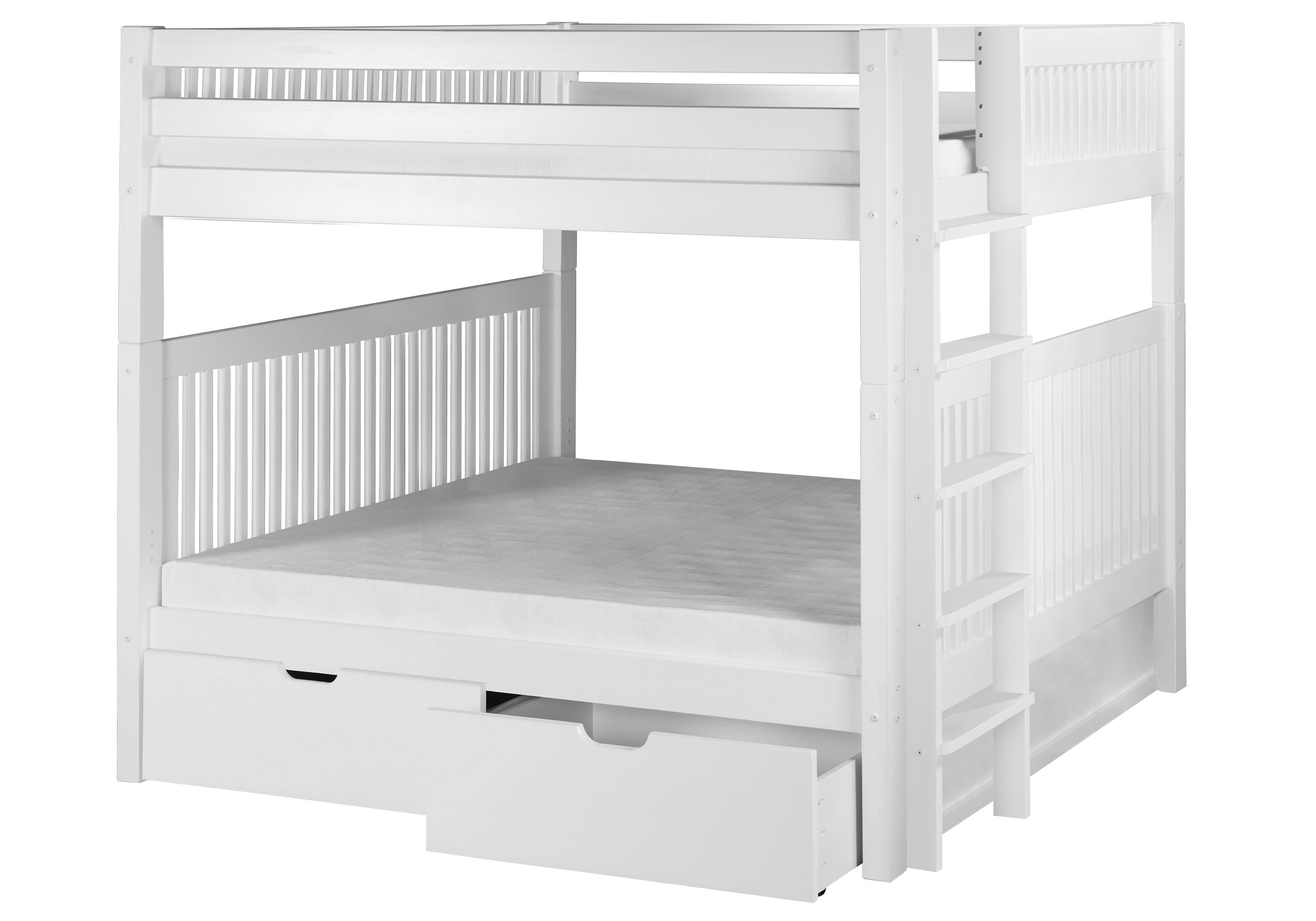 Camaflexi Full Over Bunk Bed With, Ladder End Bunk Bed