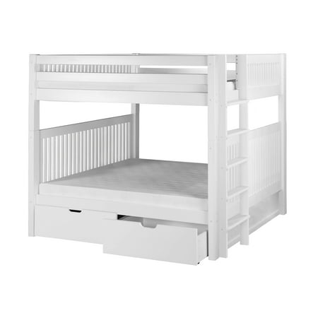 Camaflexi Full Over Full Bunk Bed With Drawers Mission Headboard