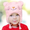 thumbnail image 2 of Addie & Tate Girls Winter Hat and Gloves Set, 2-4 Years, Toddler Beanie and Mittens, Baby Girl Hats and Mittens in Kitten Design, 2 of 5