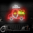 thumbnail image 2 of C-CRAFT Gnome Rose Truck Neon Led Light Up 38 inch for Valentine Party Wall Decor, 2 of 5