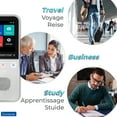 thumbnail image 2 of Lexibook Intérprete 2 Traductor de Voz Instantáneo a 137 Idiomas Traducción de Fotos Traducción de Notas Habla Portátil Multilingüe Conector para Auriculares Wifi y sin Conexión NTL3000, 2 of 9