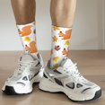 thumbnail image 6 of Disketp Cartoon Squirrel Unisex Crew Socks Lightweight Breathable Ventilation Ankle Socks, Mid-calf socks for Daily, 6 of 6