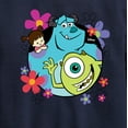 thumbnail image 3 of Monsters Inc. - Floral Group - Toddler & Youth Crewneck Fleece Sweatshirt, 3 of 5