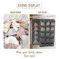 thumbnail image 5 of Hanging Bra Organizer with Pockets, Hanging Sock Organizer, Dual Sided Hanging Closet Underwear Storage Holder for Lingerie, Panty Tie (20 Pockets, Gray), 5 of 7