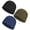 Set C-black,green,navy, variant on 3 Pieces Cotton Skull Caps for Men Women Chemo Headwear Lightweight Beanie Sleeping Cap Helmet Liner