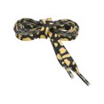 thumbnail image 2 of INSPIRE CHIC Flat Colorful Printed Shoelaces Sneakers Laces Spotted Shoe Strings 2 Pairs Black Yellow 120cm/47.2", 2 of 4