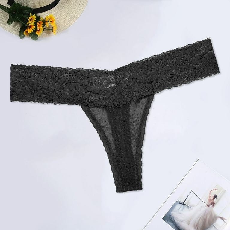 JDEFEG Bikini Small Underwear Women Lace Boyshort Panties Rise