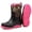 Rose Red, variant on Women's Mid‑Calf Rubber Rain Boots, Waterproof Anti‑Slip Garden Rain Shoes with Comfortable Insole, Lightweight Outdoor Camo Work Mud Boots, Size 9
