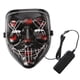 thumbnail image 2 of Máscara facial completa Halloween LED luminosa fiesta de vacaciones accesorios de vestir blanco, 2 of 2