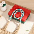 thumbnail image 2 of Minzimin Wooden Bead Garlands, 39 Inch Natural Wood Bead Garland with Rope Tassel, Rustic Bead Garland for Tiered Tray Decor Farmhouse Home Kitchen Wall Hanging Decoration, 2 of 7