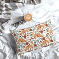 thumbnail image 5 of Wukai Foxes and Floral Harmony Elastic Luggage Cover,luggage covers for suitcase tsa approved,Fits 19-29-inch-, 5 of 6