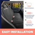 thumbnail image 5 of Active Pets Funda premium para asiento de coche para perros para camiones, sedanes y SUV - Protección impermeable para el asiento trasero para viajes de perros - Puppy Essentials, 5 of 5
