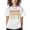 White, variant on Women's Graphic T-Shirt Black 5XL Women's Tops Summer Sunshine Orange Crew Neck Short Sleeve Shirts for Women