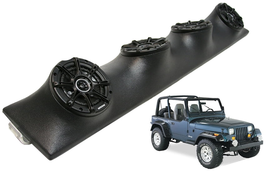 Jeep Wrangler Kicker DSC5 Power Sport Car Audio Speakers Loaded Sound Bar  System 