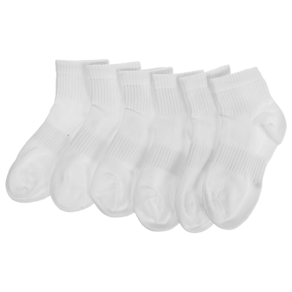 TEHAUX 3 Pairs Boys Cotton Socks Breathable Mesh For Outdoor Adventures Offering Sweat Absorption