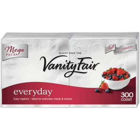 Vanity Fair Everyday Napkins, 300 count