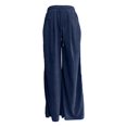 thumbnail image 7 of Women's Pants Fashion Casual Pants For Women Lazy Style High Waisted Casual Versatile Drape Wide Leg, 7 of 7