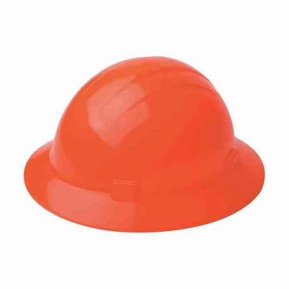 Hard Hat, Americana, Polyethylene, 4 Point Pinlock, Type 1, Class E, Hi-Vis Orange