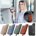 thumbnail image 1 of Qiopertar Flash Deals of the Day Mobile Phone Card Case, Left And Right Flip Covers, Multiple Card, Zipper, Mobile Phone Bag, Personalized Back Sticker Card Case, 1 of 9