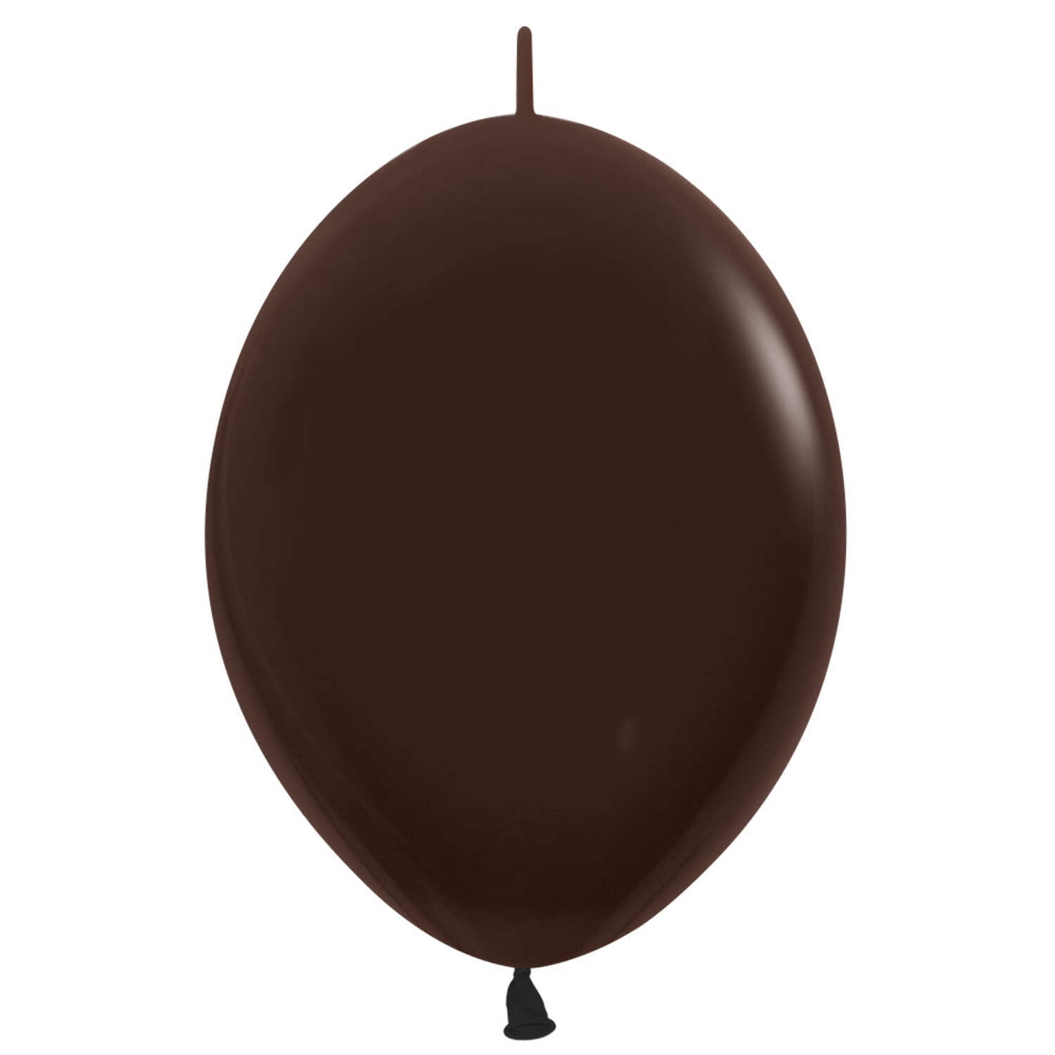 12 Deluxe Chocolate Brown Link-O- Loon Balloons (50ct)